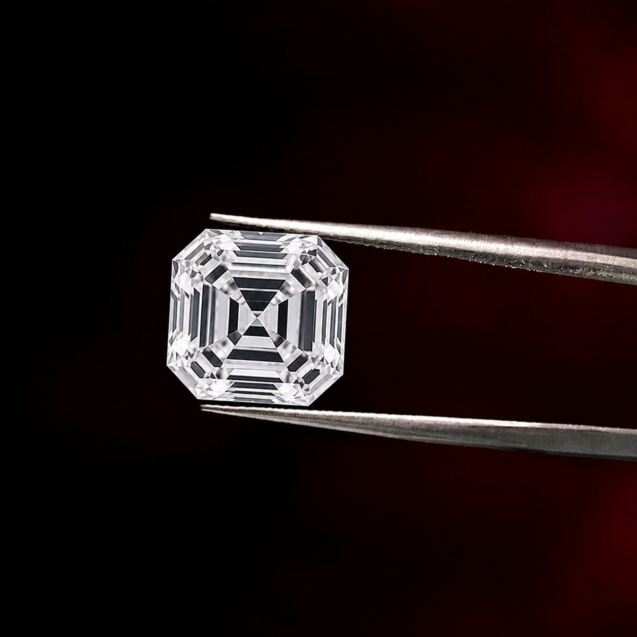 1 Carat 3EX Asscher Lab-Grown Diamond - D Color, VS1 Clarity - IGI Certified